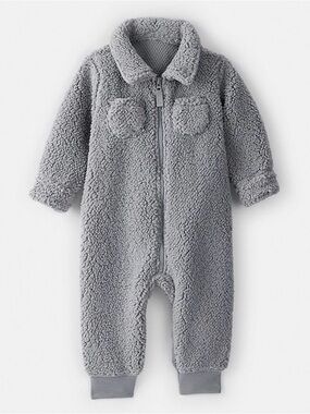 Baby Boy Carter Sherpa Jumpsuit Size 12 Months